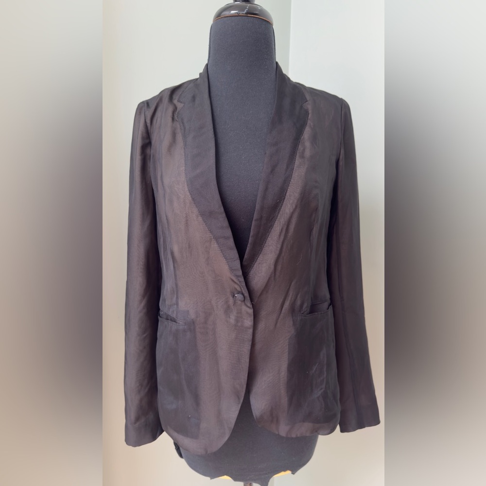 Robert Rodriguez Black Women's Blazer 100% Silk